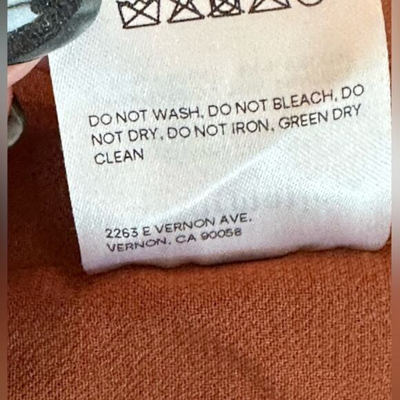 Reformation Adrienne Mini Dress in Cinnamon Brown Size Small - Picture 9 of 9